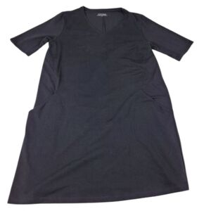Eileen Fisher POCKETS SHORT SLEEVE CASUAL COASTAL BEACH COVER UP DRESS small S